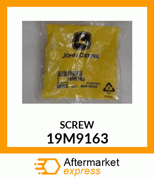 SCREW, HEX SOCKET HEAD, METRIC 19M9163