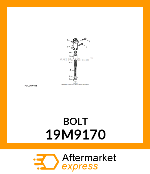 CAP SCREW,FLANGED HEAD 19M9170