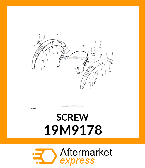 SCREW, HEX SOCKET,OVAL HEAD FLANGED 19M9178