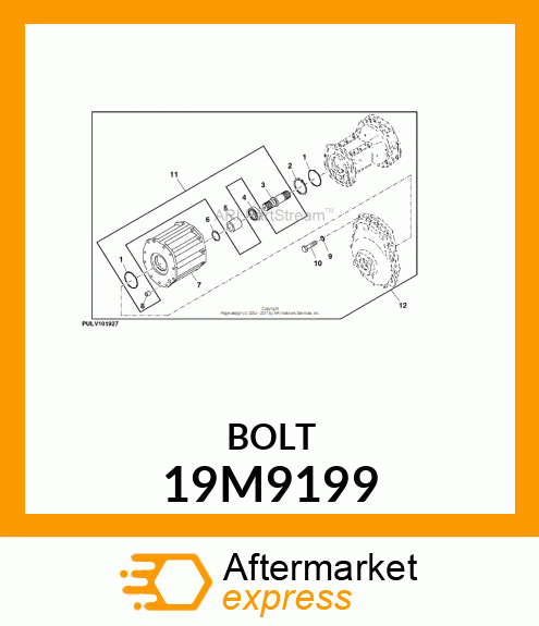 SCREW, HEX HEAD, METRIC 19M9199