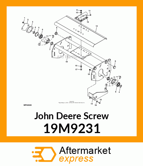 SCREW, HEX SOCKET HEAD, METRIC 19M9231