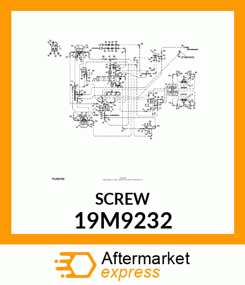 SCREW, HEX SOCKET HEAD, METRIC 19M9232