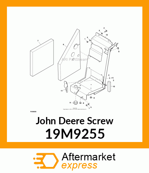 SCREW, HEX SOCKET HEAD, METRIC 19M9255