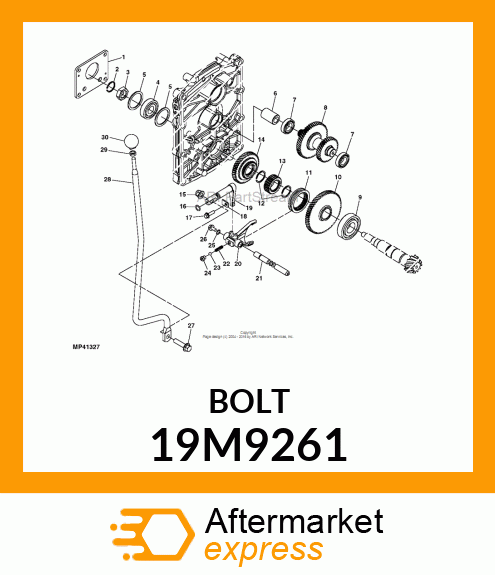 SCREW, FLANGED, METRIC 19M9261