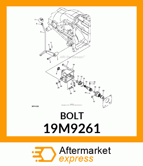 SCREW, FLANGED, METRIC 19M9261