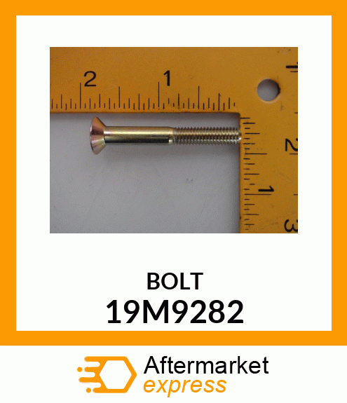 SCREW, HEX FLAT CTSK HEAD, METRIC 19M9282