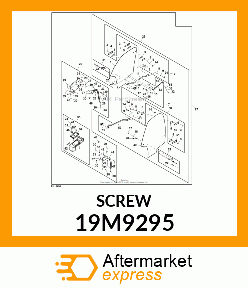 SCREW, HEX HEAD, METRIC 19M9295