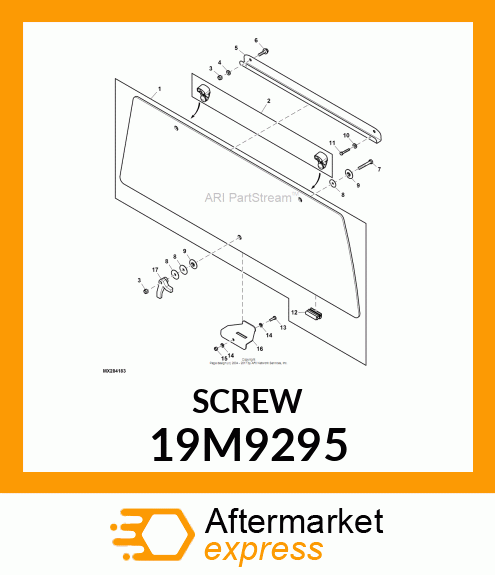 SCREW, HEX HEAD, METRIC 19M9295