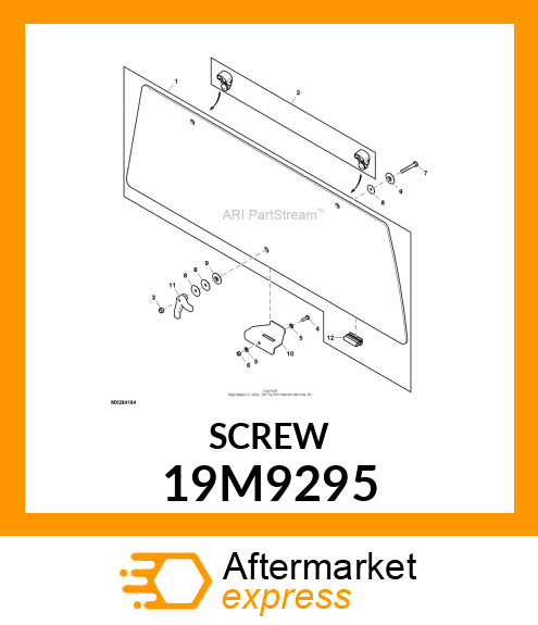 SCREW, HEX HEAD, METRIC 19M9295