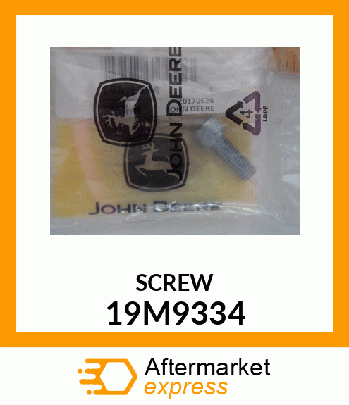 SCREW, HEX SOCKET HEAD, METRIC 19M9334