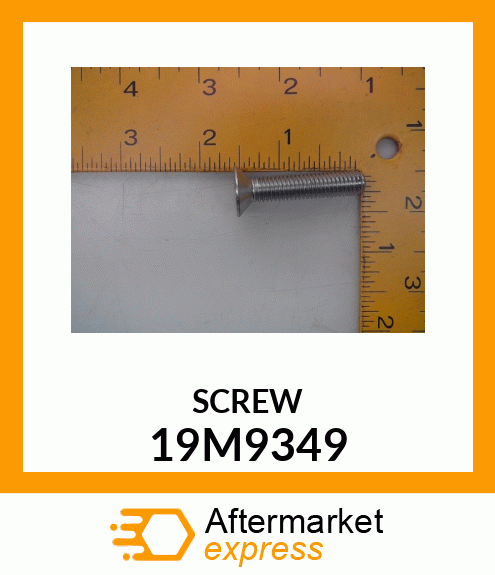 SCREW, HEX FLAT CTSK HEAD, METRIC 19M9349