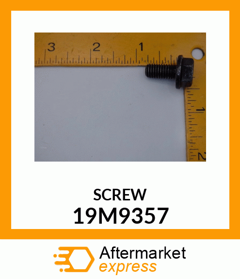 SCREW, FLANGED, METRIC 19M9357