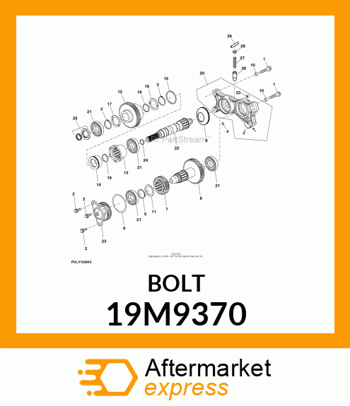 SCREW, FLANGED, METRIC 19M9370