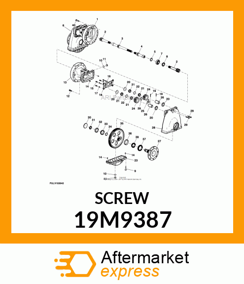 SCREW, FLANGED, METRIC 19M9387