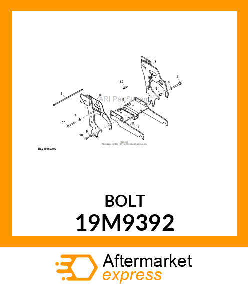 SCREW, HEX HEAD, METRIC 19M9392