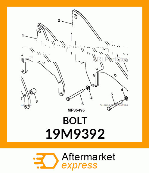 SCREW, HEX HEAD, METRIC 19M9392