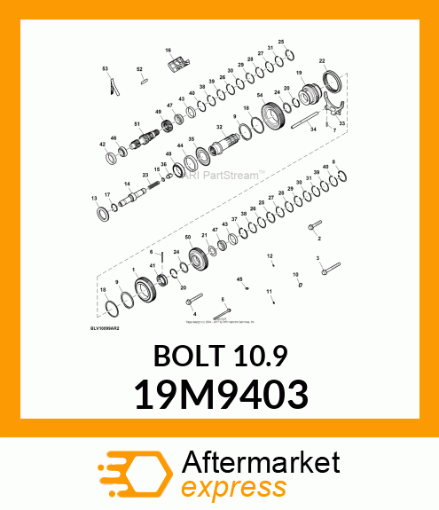 SCREW, FLANGED, METRIC 19M9403