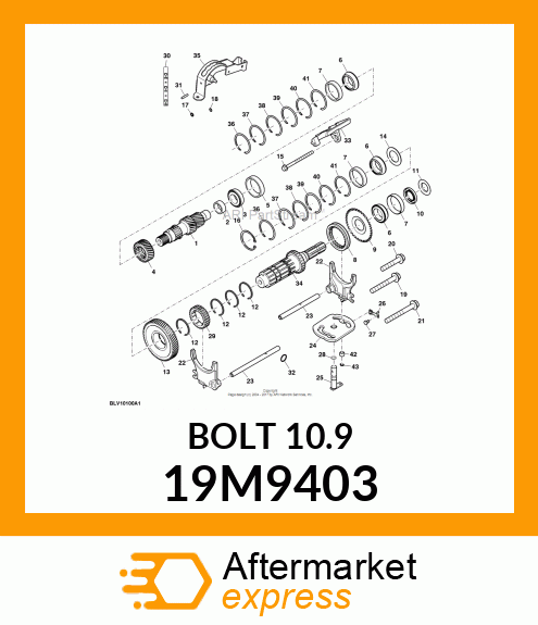 SCREW, FLANGED, METRIC 19M9403