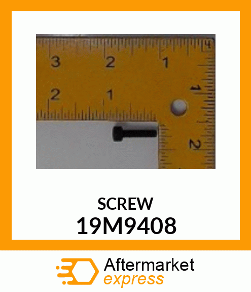 SCREW, HEX SOCKET HEAD, METRIC 19M9408