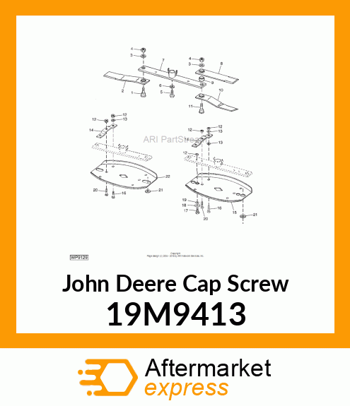 SCREW, HEX HEAD, METRIC 19M9413