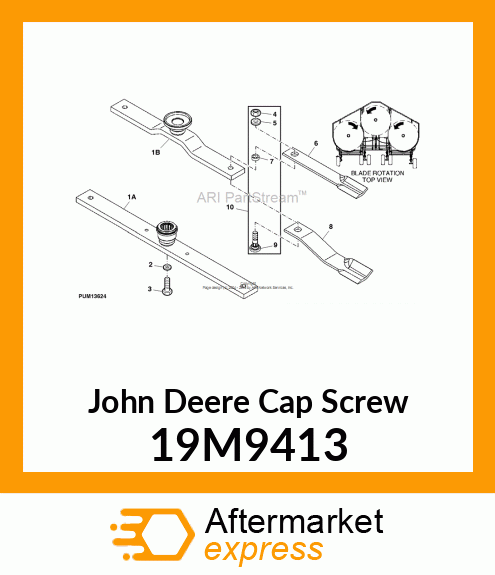 SCREW, HEX HEAD, METRIC 19M9413