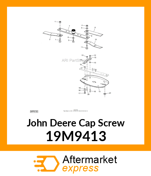 SCREW, HEX HEAD, METRIC 19M9413