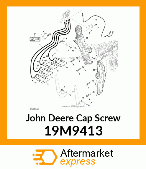 SCREW, HEX HEAD, METRIC 19M9413