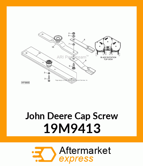 SCREW, HEX HEAD, METRIC 19M9413