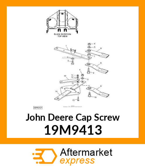 SCREW, HEX HEAD, METRIC 19M9413