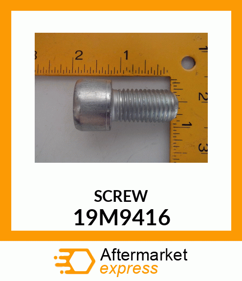 SCREW, HEX SOCKET HEAD, METRIC 19M9416