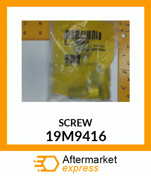 SCREW, HEX SOCKET HEAD, METRIC 19M9416