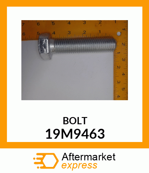 SCREW, HEX HEAD, METRIC 19M9463