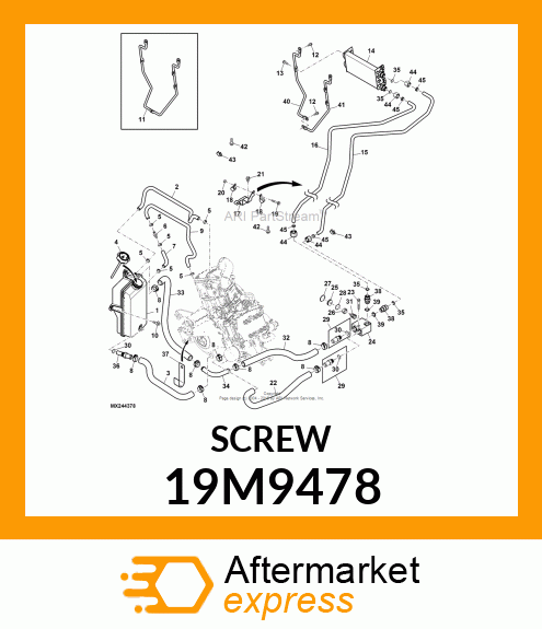 SCREW, HEX SOCKET HEAD, METRIC 19M9478