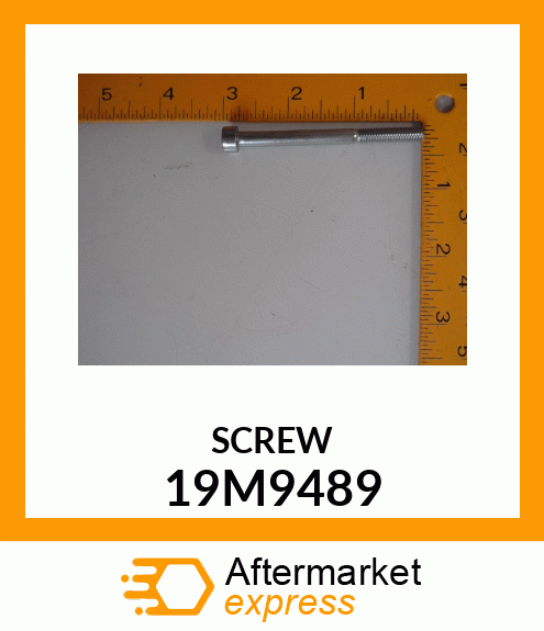 SCREW, HEX SOCKET HEAD, METRIC 19M9489