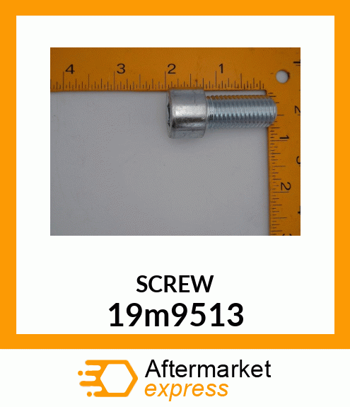 SCREW, HEX SOCKET HEAD, METRIC 19m9513