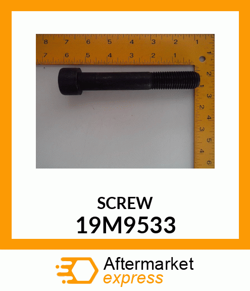 SCREW, HEX SOCKET HEAD, METRIC 19M9533