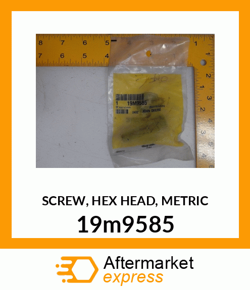 SCREW, HEX HEAD, METRIC 19m9585