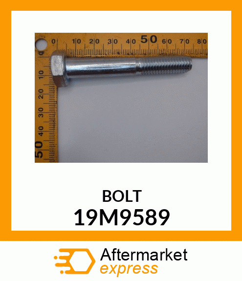 SCREW, HEX HEAD, METRIC 19M9589