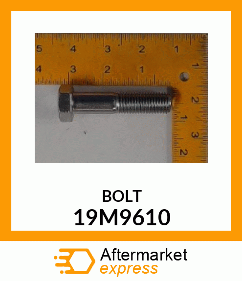 SCREW, HEX HEAD, METRIC 19M9610