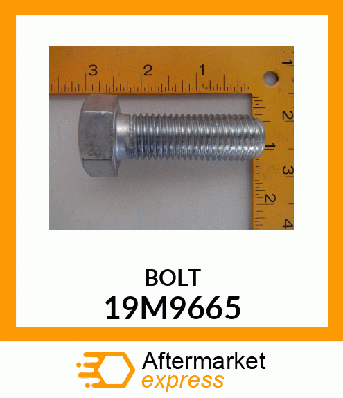 SCREW, HEX HEAD, METRIC 19M9665