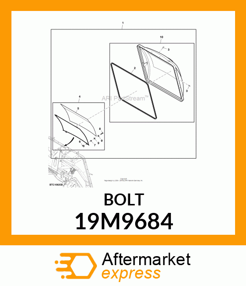 SCREW, HEX HEAD, METRIC 19M9684