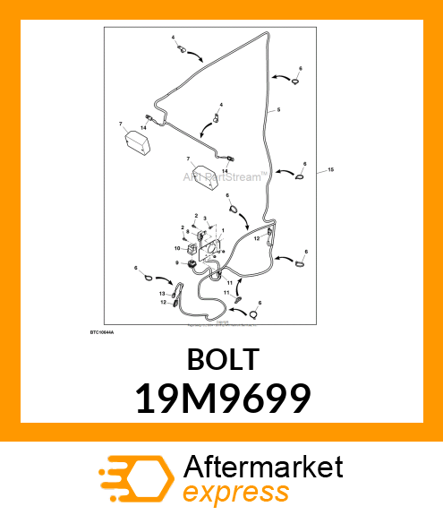 SCREW, FLANGED, METRIC 19M9699