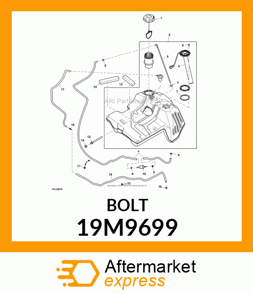 SCREW, FLANGED, METRIC 19M9699