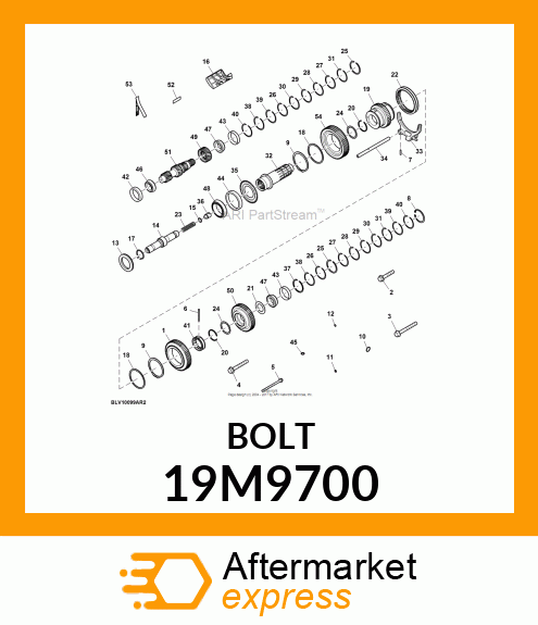 SCREW, FLANGED, METRIC 19M9700