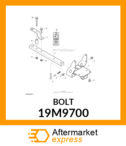 SCREW, FLANGED, METRIC 19M9700