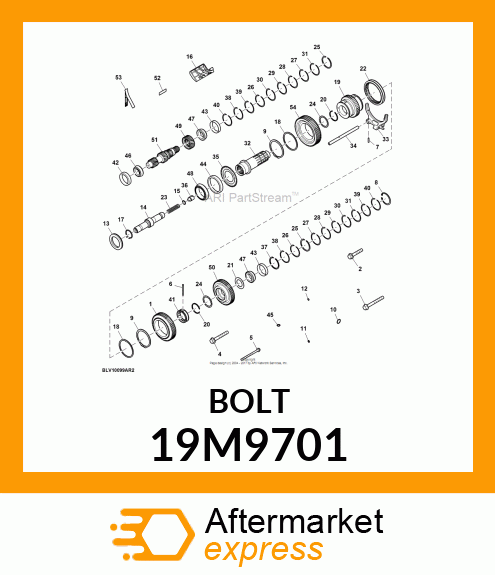 SCREW, FLANGED, METRIC 19M9701