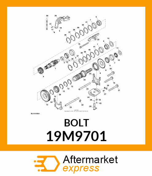 SCREW, FLANGED, METRIC 19M9701