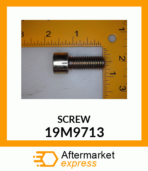 SCREW, HEX SOCKET HEAD, METRIC 19M9713