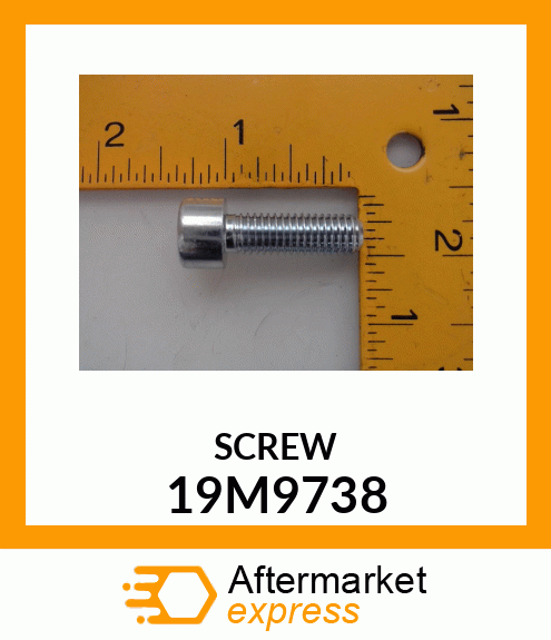 SCREW, HEX SOCKET HEAD, METRIC 19M9738