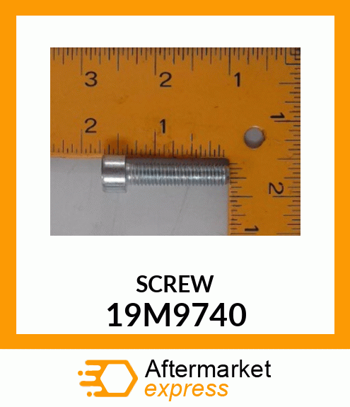 SCREW, HEX SOCKET HEAD, METRIC 19M9740